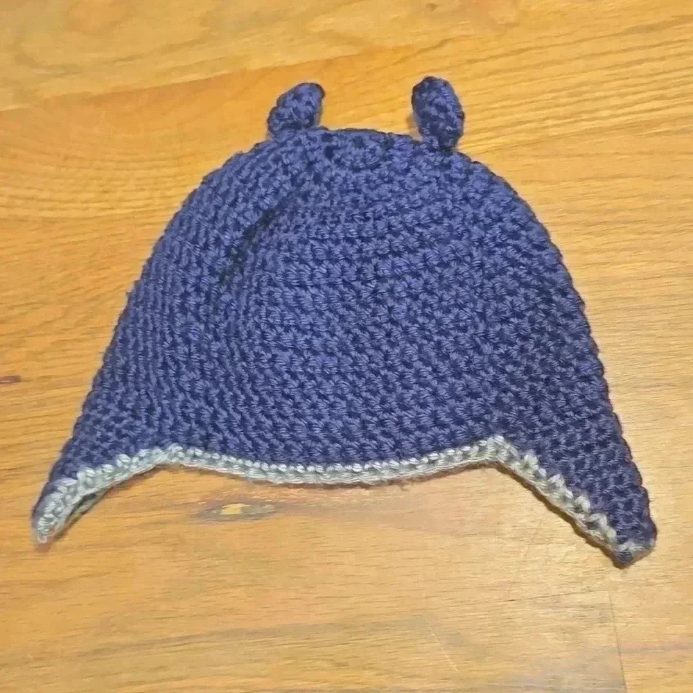 Handmade Hippo Baby Beanie
